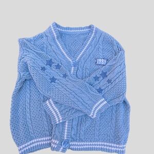 Taylor Swift 1989 Taylor’s Version Blue Star Cardigan XS/S Oversized Sweater